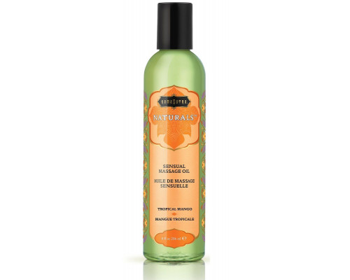 Заказать Массажное масло Naturals Tropical Mango с ароматом манго - 236 мл.