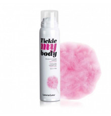 Массажная хрустящая пенка Tickle My Body Cotton Candy с ароматом сладкой ваты - 150 мл.