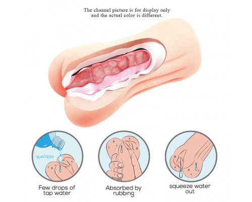 Заказать Мастурбатор-вагина с эффектом смазки