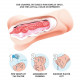 Заказать Телесный мастурбатор-вагина с эффектом смазки