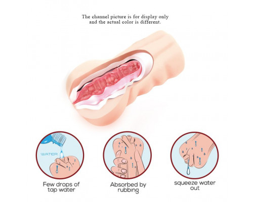 Заказать Мастурбатор со входом в виде вагины и эффектом смазки
