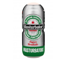 Стилизованный под пивную банку мастурбатор-вагина Vagina Beer Masturbator