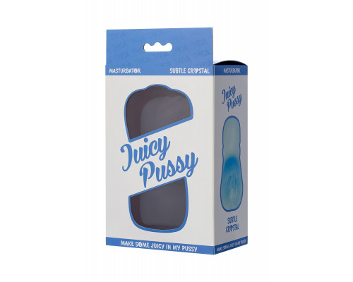 Заказать Прозрачный реалистичный мастурбатор Juicy Pussy Subtle Crystal