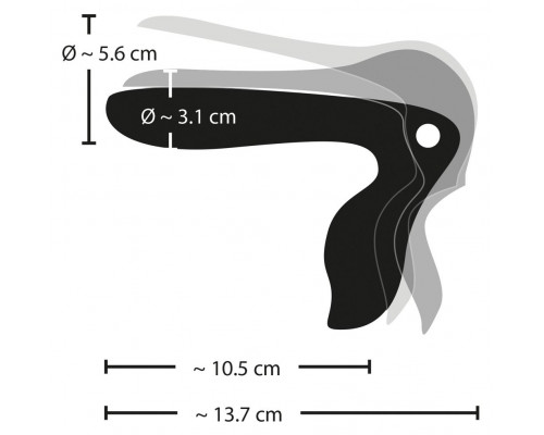 Вагинальный расширитель Vibrating Speculum с вибрацией и подсветкой