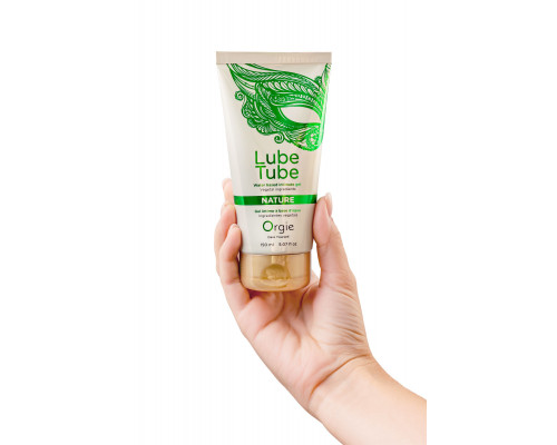 Интимный гель на водной основе Lube Tube Nature - 150 мл.