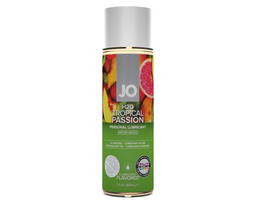 Заказать Лубрикант на водной основе с ароматом тропических фруктов JO Flavored Tropical Passion - 60 мл.