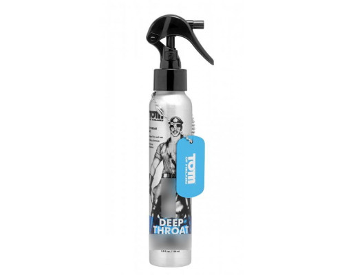 Спрей для лёгкого проникновения во время орального секса Tom of Finland Deep Throat Spray - 118 мл.