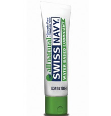 Гипоаллергенный лубрикант Swiss Navy All Natural Water Base Lubricant - 10 мл.