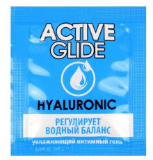 Лубрикант на водной основе Active Glide с гиалуроновой кислотой - 3 гр.