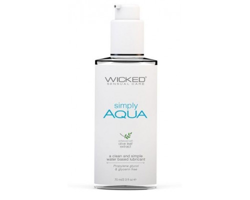 Заказать Легкий лубрикант на водной основе Wicked Simply AQUA - 70 мл.