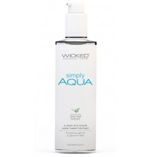 Легкий лубрикант на водной основе Wicked Simply AQUA - 120 мл.