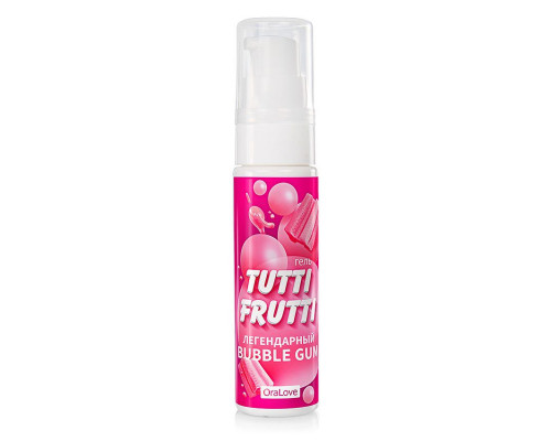 Интимный гель на водной основе Tutti-Frutti Bubble Gum - 30 гр.