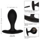 Заказать Черная расширяющаяся анальная пробка Weighted Silicone Inflatable Plug M