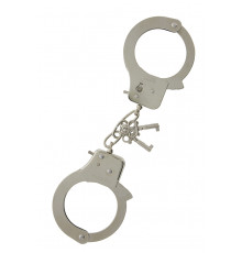 Металлические наручники с ключиками LARGE METAL HANDCUFFS WITH KEYS