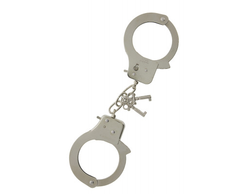 Заказать Металлические наручники с ключиками LARGE METAL HANDCUFFS WITH KEYS