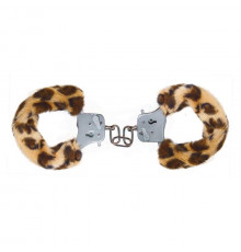 Наручники с леопардовым мехом Furry Fun Cuffs Leopard