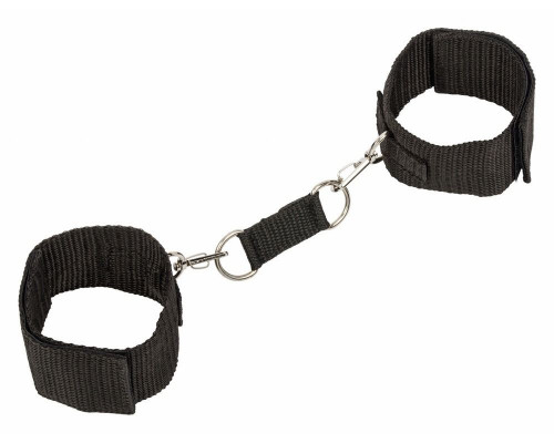 Черные наручники Bondage Collection Wrist Cuffs