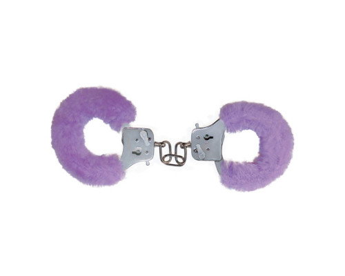 Заказать Меховые наручники FURRY FUN CUFFS PURPLE PLUSH