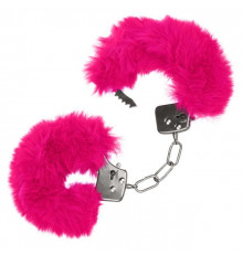 Металлические наручники с розовым мехом Ultra Fluffy Furry Cuffs