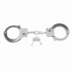 Заказать Металлические серебристые наручники Designer Metal Handcuffs