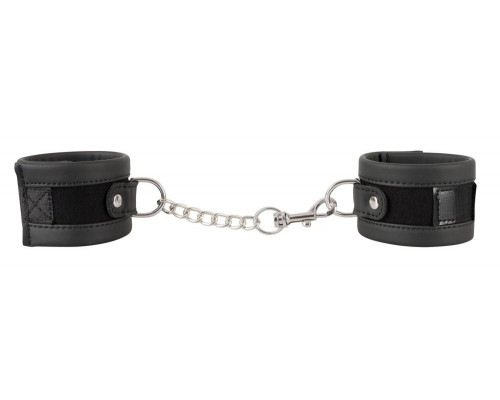 Заказать Черные наручники Handcuffs на цепочке