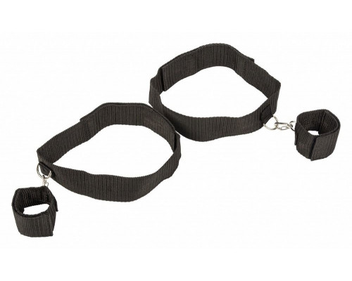 Оковы на цепочке Bondage Collection Thigh and Wrist Cuffs