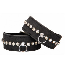 Черные поножи Diamond Studded Ankle Cuffs