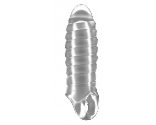 Заказать Прозрачная насадка на пенис закрытого типа N 36 Stretchy Thick Penis Extension - 15,2 см.