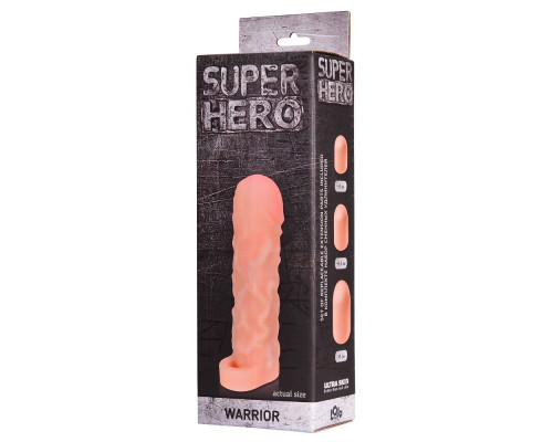 Фаллоудлинитель SUPER HERO Warrior - 16 см.