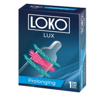 Стимулирующая насадка на пенис LOKO LUX с продлевающим эффектом