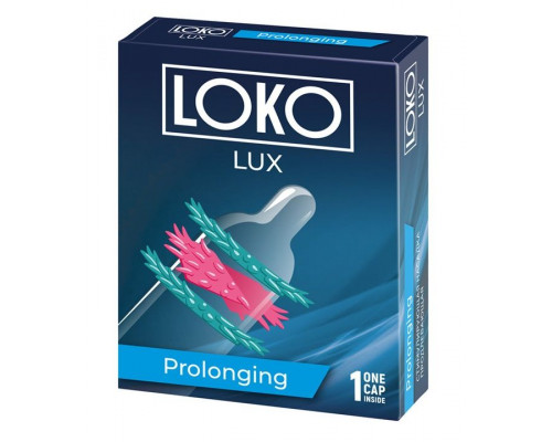 Заказать Стимулирующая насадка на пенис LOKO LUX с продлевающим эффектом