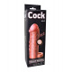 Заказать Фаллоудлинитель с кольцом COCK size L - 16,5 см.