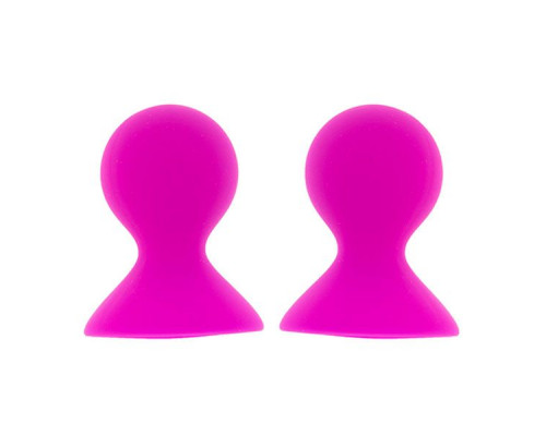 Заказать Ярко-розовые помпы для сосков LIT-UP NIPPLE SUCKERS LARGE PINK