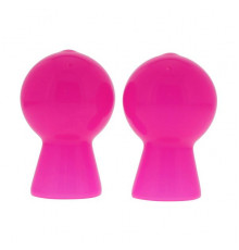 Розовые вакуумные помпы для сосков NIPPLE SUCKER PAIR IN SHINY PINK