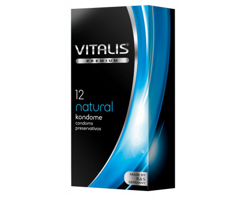 Заказать Классические презервативы VITALIS PREMIUM natural - 12 шт.