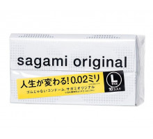 Презервативы Sagami Original 0.02 L-size увеличенного размера - 10 шт.