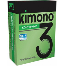 Контурные презервативы KIMONO - 3 шт.