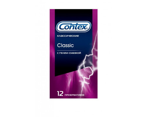 Заказать Презервативы CONTEX Classic - 12 шт.