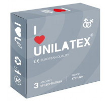 Презервативы с рёбрами Unilatex Ribbed - 3 шт.