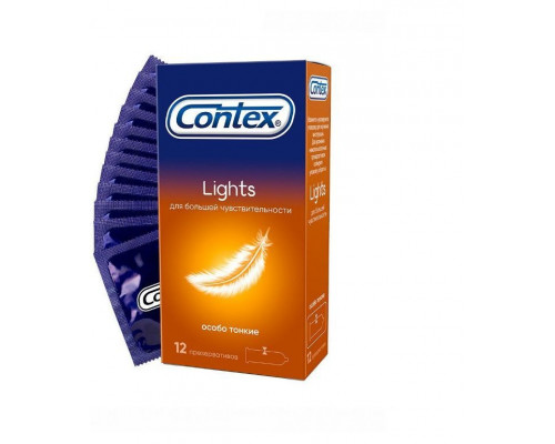 Заказать Особо тонкие презервативы Contex Lights - 12 шт.