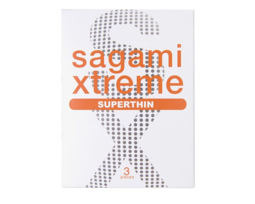 Ультратонкие презервативы Sagami Xtreme Superthin - 3 шт.