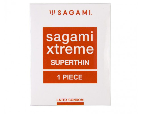 Заказать Ультратонкий презерватив Sagami Xtreme Superthin - 1 шт.