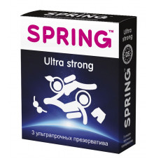 Ультрапрочные презервативы SPRING ULTRA STRONG - 3 шт.