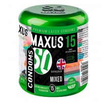 Презервативы MAXUS Mixed - 15 шт.