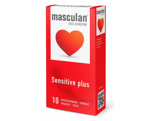 Презервативы Masculan Sensitive plus - 10 шт.