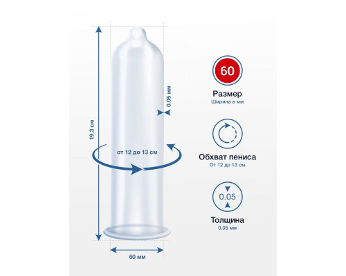 Заказать Презервативы MY.SIZE размер 60 - 36 шт.