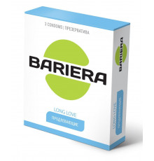 Продлевающие презервативы Bariera Long Love - 3 шт.