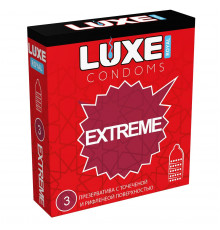 Текстурированные презервативы LUXE Royal Extreme - 3 шт.