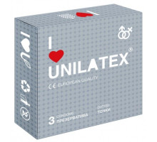 Презервативы с точками Unilatex Dotted - 3 шт.