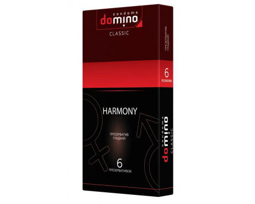 Заказать Гладкие презервативы DOMINO Classic Harmony - 6 шт.